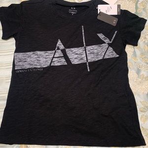 Armani Exchange Black Logo Shirt *New With Tags*